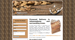 Desktop Screenshot of firewood.injohannesburg.co.za