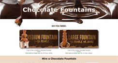 Desktop Screenshot of chocfountain.injohannesburg.co.za